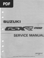 Suzuki GSX-R1100 1989-1992 Service Manual