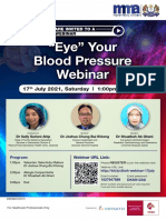 "Eye" Your Blood Pressure Webinar: 17 July 2021, Saturday - 1:00pm - 3:00pm