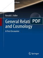 (Graduate Texts in Physics,) Ronald J. Adler - General Relativity and Cosmology - A First Encounter-Springer Nature (2021)