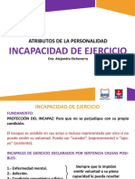 Incapacidad de Ejercicio: Atributos de La Personalidad