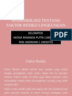 KEL 2- EPIDEMIOLOGI TENTANG FAKTOR RESIKO LINGKUNGAN