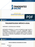Traumatologia Médico - Legal
