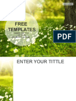 Flowers Meadow Nature PPT Standard