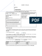 Trabajo Química Física Segunda Ley de Termodinamica