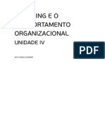 Coaching e Comportamento Organizacional - Unidade IV