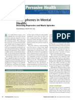 Pervasive Health: Smartphones in Mental Health