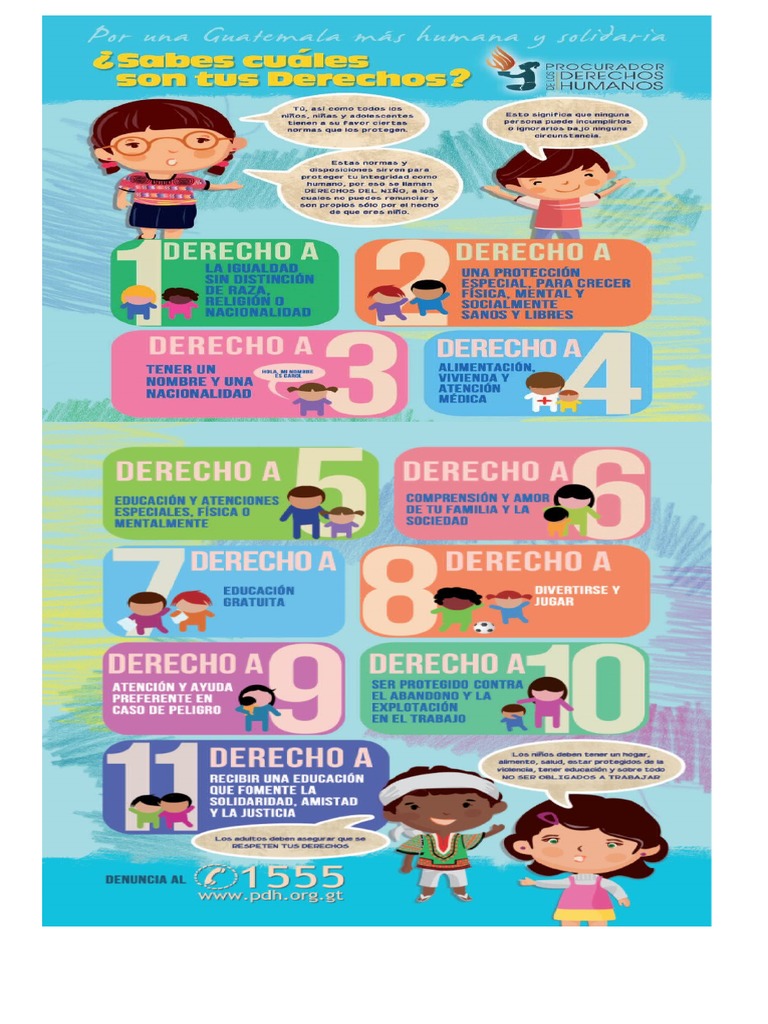 Derechos de Los Niños Guatemala PDF