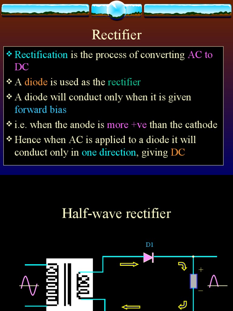 Rectifier ppt