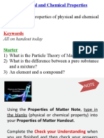 2) Physical and Chemical Properties