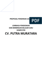 Proposal CV Putra Muratara