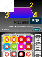 Game On Numbers and Colours