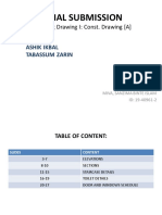 Final Submission: Working Drawing I: Const. Drawing (A)