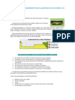 Características y Propiedades Físicas y Químicas de Los Metales y No Metales