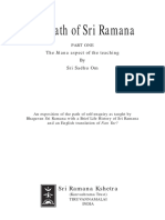 The Path of Sri Ramana - Part One - Sri Sadhu Om