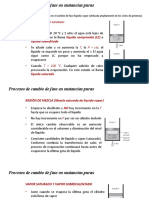 Cambio de Fase en Sustancias Puras