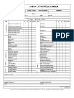 (F-MCM-PRP-14) Formato Check List Vehiculo Menor