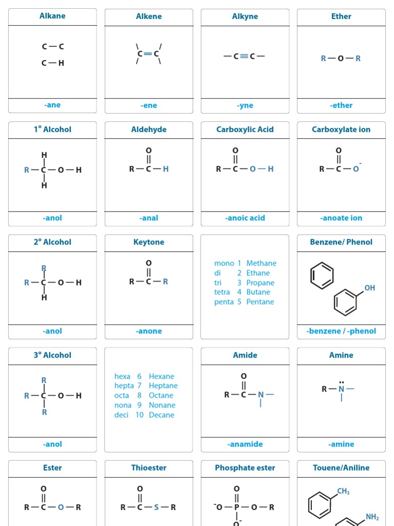 Organic Functional Groups Overview | PDF