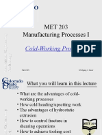 MET 203 Manufacturing Processes I