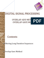 Digital Signal Processing: Overlap-Add Method & Overlap-Save Method