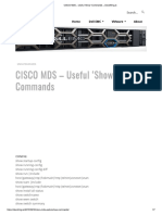 CISCO MDS - Useful Show' Commands - DavidRing - Ie