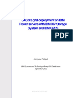 SAS 9.3 Grid Deployment On IBM Power Servers With IBM XIV Storage System and IBM GPFS