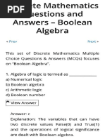 Boolean Expression Reduction Techniques | PDF | Logic | Algebra