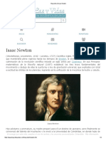 Biografia de Isaac Newton