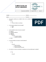 Encuesta Impacto de Los Proyectos en Comunidad