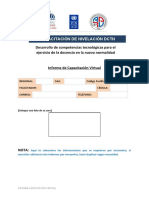 Informe Capacitación Virtual. DCTN-Nivelación. v1