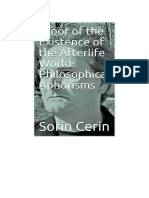  Proof of the existence of the afterlife world-by Sorin Cerin