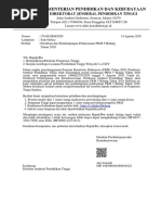 Surat Pelatihan Dan Pendampingan PKM 5 Bidang 2020 1 | PDF