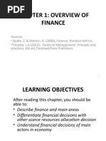 Chapter 1 - Overview of Finance