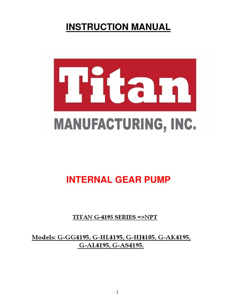 Gear Pump Assembly and Disassembly Guide | PDF | Pump | Valve