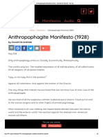 Anthropophagite Manifesto (1928) - Oswald de Andrade - 391.org