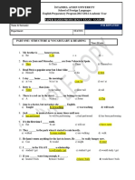 Paper Based Proficiency Exam Sample 2014 2015 Answer Key