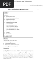 Operating Systems Notes FINAL - Unit1