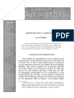 ¿Participacion O Alienacion?: Karol Wojtyla