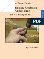 Repinning and Restringing The Upright Piano: Part 3 - Finishing The Bass
