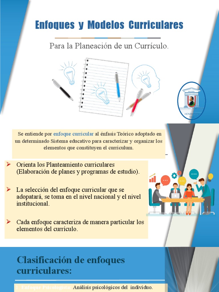 Enfoques y Modelos Curriculares | PDF | Plan de estudios | Evaluación