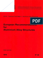 No026 - European Recommendations For Aluminium Alloy Structures