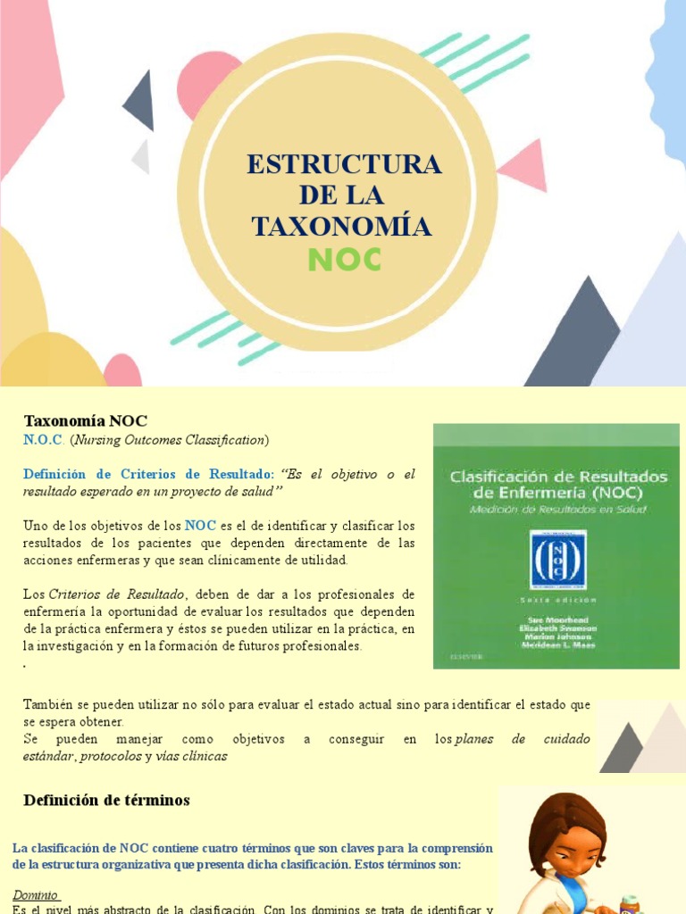 Estructura de La Taxonomía Noc PDF Enfermería Ciencias de la Salud