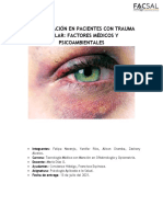 Rehabilitación en Pacientes Con Trauma Ocular Factores Médicos y Psico-Ambientales