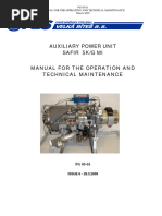 Auxiliary Power Unit Safir 5K/G Mi Manual For The Operation and Technical Maintenance