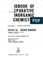 Handbook of Preparative Inorganic Chemistry Brauer 2nd Ed Both Vols