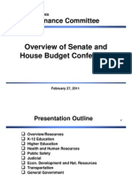 Senate Finance Committee: Overview of Senate and House Budget Conference