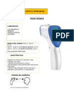 Termómetro Digital Infrarrojo