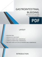 Gastrointestinal Bleeding: Prepared By: DR Gloria Lyimo Facilitated By: DR Mbele
