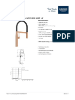 GROHE Specification Sheet 30294DA0