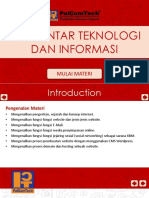 Pengantar Teknologi Dan Informasi