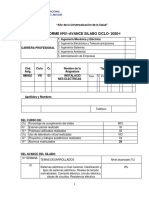 INFO TECNICO-  AVANCE SILABO INSTA ELEC I